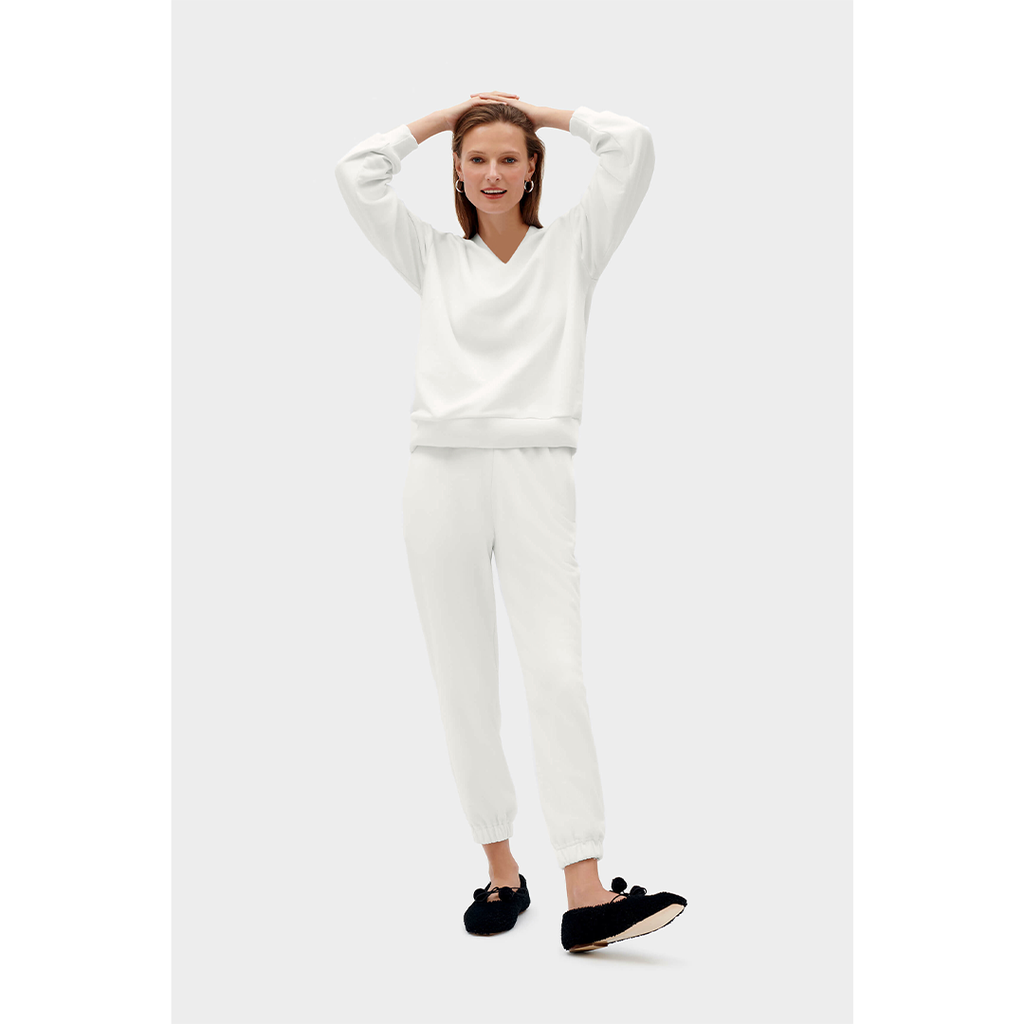 White sweat online set